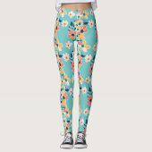 Voornamelijk pastelkleuronderwerp leggings (Voorkant)
