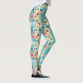 Voornamelijk pastelkleuronderwerp leggings (Rechts)