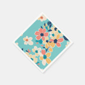 Voornamelijk pastelkleuronderwerp servet (Hoek)