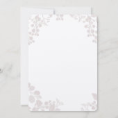 Voornamen Light Border Wedding Uitnodigingen (Achterkant)