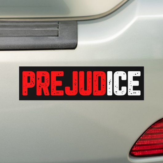 Vooroordeel ICE Uit Protest anti-ICE Bumpersticker (Op auto)