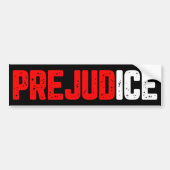 Vooroordeel ICE Uit Protest anti-ICE Bumpersticker (Voorkant)