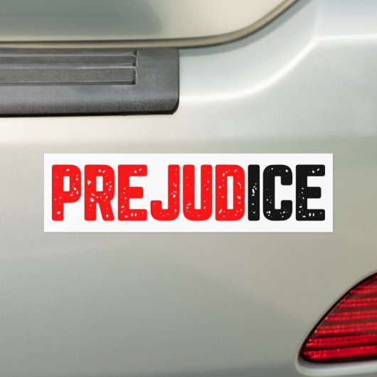 Vooroordeel ICE Uit Protest tegen ICE Bumpersticker (Op auto)