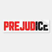 Vooroordeel ICE Uit Protest tegen ICE Bumpersticker (Voorkant)