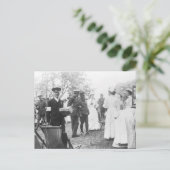 Vooroorlogse velddagen Britse militaire verpleegst Briefkaart (Staand voorkant)