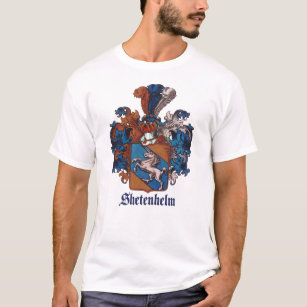 Voorouderlijk familiekam voor Shetenhelm T-shirt
