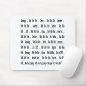 Voorouders Blah Blah Mousepad Muismat (Met muis)