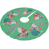 voorouders met traditioneel kerstfeest kerstboom rok (Gekanteld)