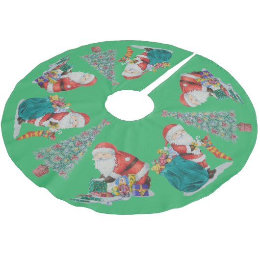 voorouders met traditioneel kerstfeest kerstboom rok (Gekanteld)