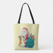 voorouders met traditioneel kerstfeest tote bag (Achterkant)