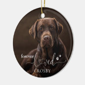 Voorover verloren gegane pensioenverlies keepaardj keramisch ornament (Links)