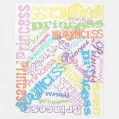 Voorpaasnaam Collage Fleece Blanket (Voorkant)