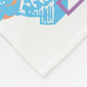 Voorpaasnaam Collage Fleece Blanket Deken (Hoek)