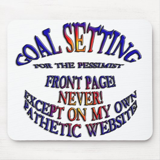 Voorpagina Online nooit Muismat (Voorkant)