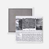 Voorpagina van de "nationale coöperatieve handel" magneet (Voorkant / Achterkant)