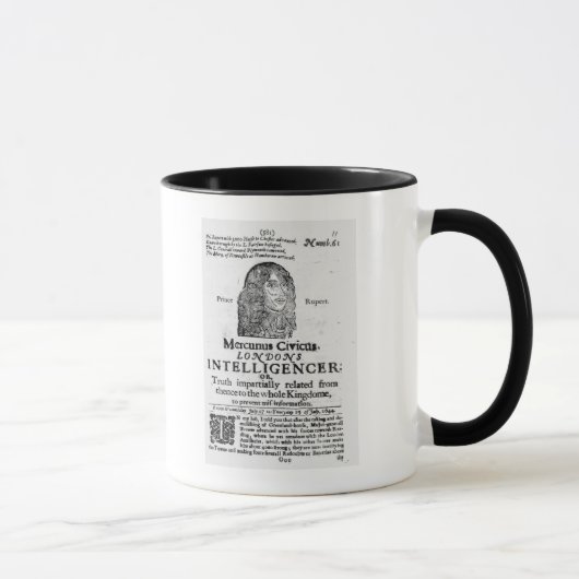 Voorpagina van "Mercurius Civicus" Mok (Rechts)