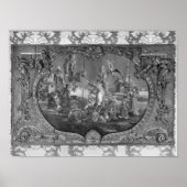 Voorpaneel met chinees onderwerp, c.1730 poster (Voorkant)