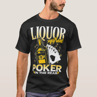 Voorpoker optillen in achterpoker  t-shirt