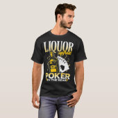 Voorpoker optillen in achterpoker  t-shirt (Voorkant volledig)