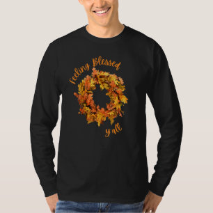 Voorportiek Decor Herfst Deurkrans T-shirt