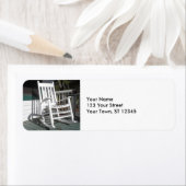 Voorportiek schommelstoel etiket (Insitu)