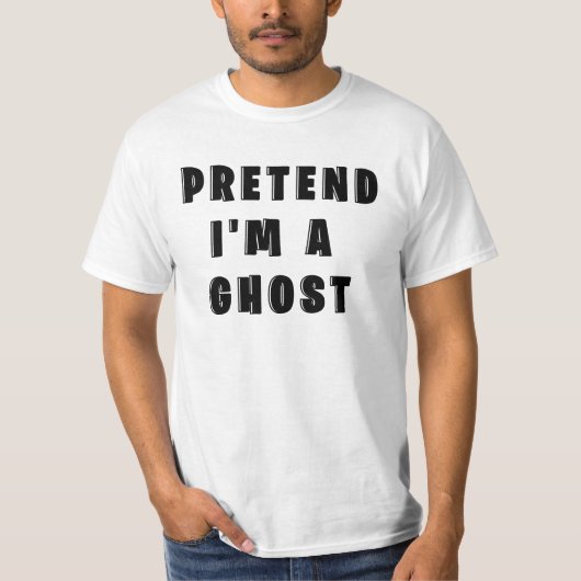 Voorraad dat ik een Ghost ben T-shirt (Voorkant)