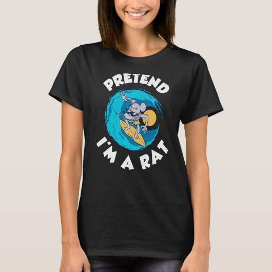 Voorraad dat ik een ritje ben t-shirt (Voorkant)