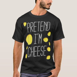 Voorraad dat ik kaas ben Halloween party-kostuum T-shirt