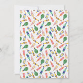 Voorraad de bar 2 bruiloft douche uitnodiging (Achterkant)