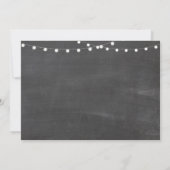 Voorraad De Bar Chalk Verloving Douche Uitnodiging (Achterkant)