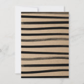 Voorraad de Bar cocktail bar verlovingsfeest Kaart (Achterkant)