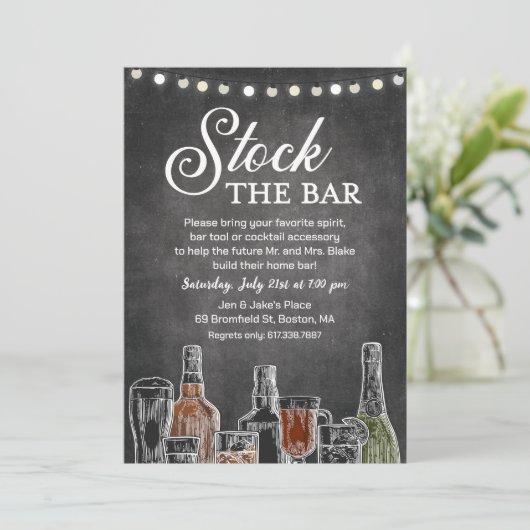 Voorraad de Bar Koppels Coed Douche Kaart (Staand voorkant)