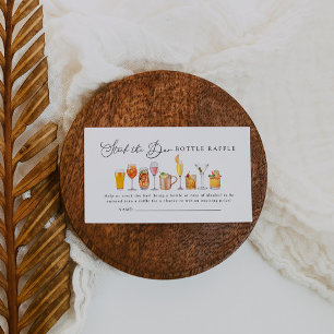 Voorraad De Bar Koppels Douche Fles Raffle Ticket Informatiekaartje