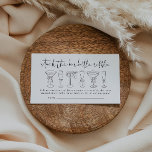 Voorraad De Bar Koppels Douche Fles Raffle Ticket Informatiekaartje<br><div class="desc">Dit is een voorraad van de bar koppels douchefles verloten teken met prachtige line art drinken en een elegante lettertype paring. // Voor overeenkomende items, bezoek dan het "STOCK THE BAR" collectie in de Sincerely By Nicole Zazzle winkel. * Als u van dit ontwerp houdt maar het niet beschikbaar voor...</div>