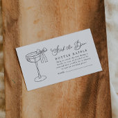 Voorraad De Bar Koppels Douche Fles Raffle Ticket Informatiekaartje