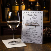 Voorraad de Bar lijn art bruids koppels douche Kaart