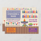 Voorraad De Bar Party Fiesta Mexicaanse Tequila Ui Kaart (Voorkant / Achterkant)