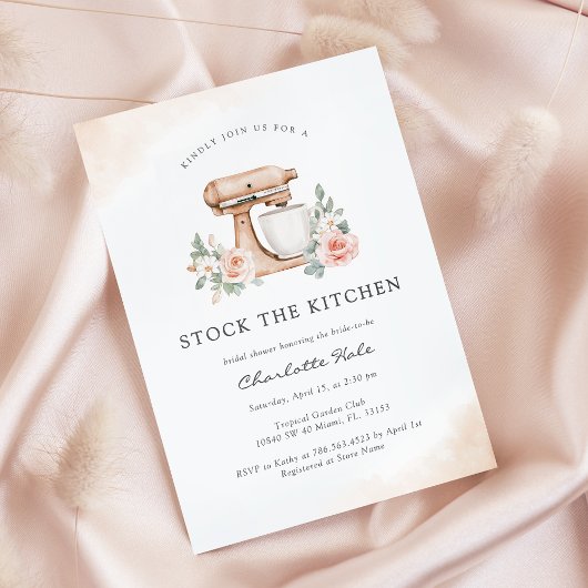 Voorraad de keuken Elegant Vrijgezellenfeest Kaart