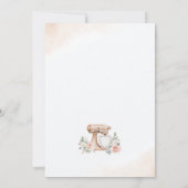 Voorraad de keuken Elegant Vrijgezellenfeest Kaart (Achterkant)