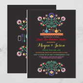 Voorraad De Keuken Fiesta Mexico Party Uitnodiging (Voorkant / Achterkant)