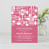 Voorraad de keuken Retro Style Vrijgezellenfeest Kaart (Staand voorkant)