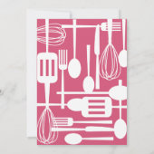 Voorraad de keuken Retro Style Vrijgezellenfeest Kaart (Achterkant)