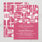 Voorraad de keuken Retro Style Vrijgezellenfeest Kaart (Voorkant / Achterkant)