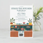 VOORRAAD DE KEUKEN VRIJGEZELLENFEEST SCHATTIGE OP  KAART (Staand voorkant)