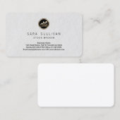 Voorraad Grafiek Pictogram Voorraad Makelaar Premi Visitekaartje (Voorkant / Achterkant)