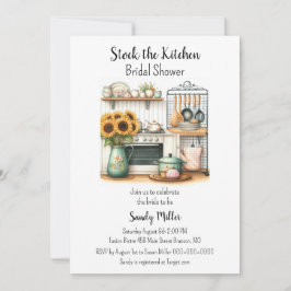 Voorraad Het Keuken Vrijgezellenfeest Kaart