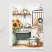 Voorraad Het Keuken Vrijgezellenfeest Kaart (Achterkant)