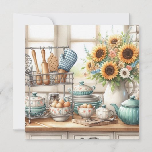 Voorraad Het Keuken Vrijgezellenfeest Kaart (Achterkant)