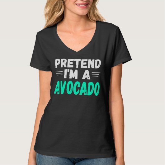 Voorraad I M a Avocado Costume Party Shirt Funny H (Voorkant)