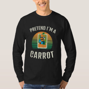 Voorraad I M A Carrot Vegan Halloween Costume T-shirt